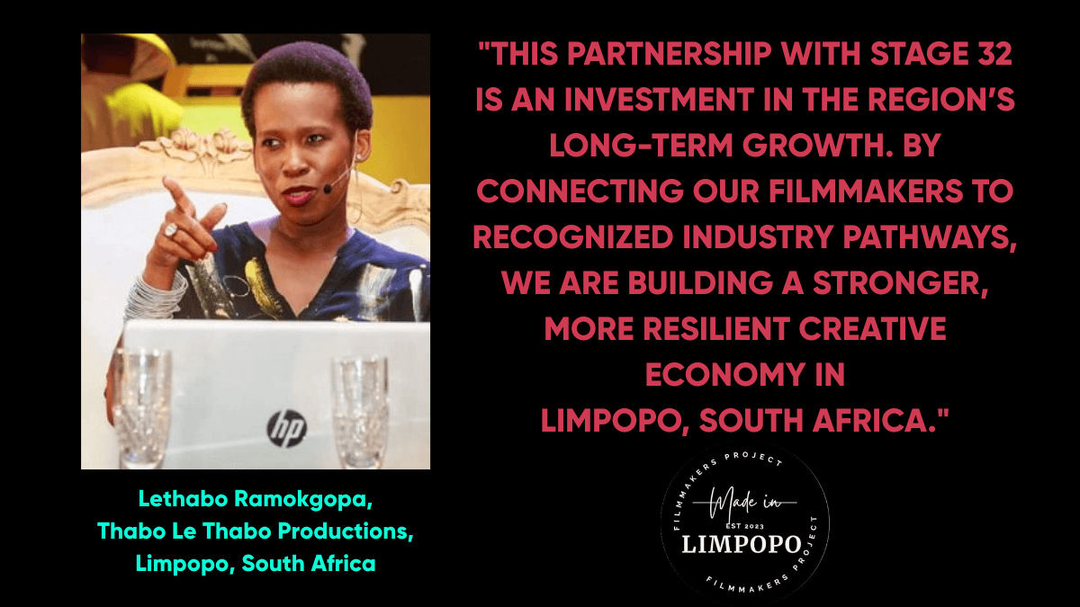 Stage 32 Now Certifying Film  TV Workforce in Limpopo South Africa