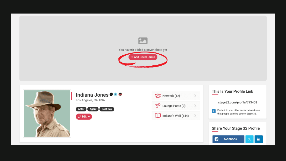 Your Profile Your Brand Your Power Welcome to the New Stage 32 Profile Experience