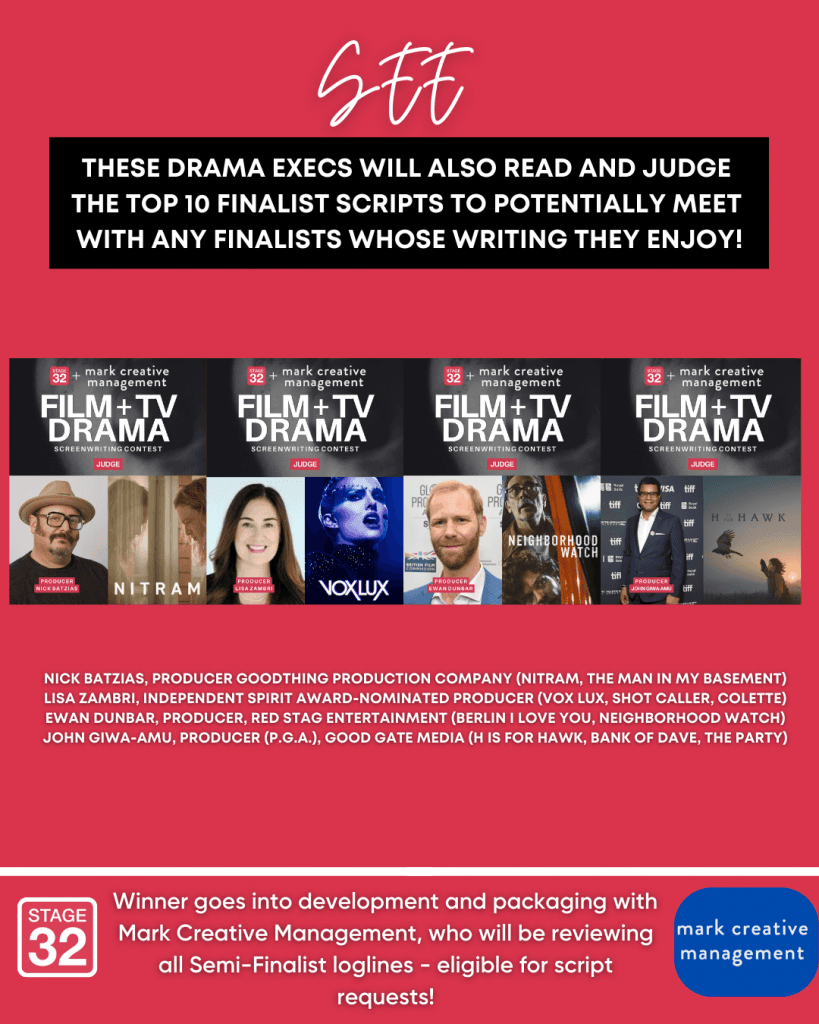 Stage 32  Mark Creative Management Partner For Exclusive Opportunity for Writers to Land Representation
