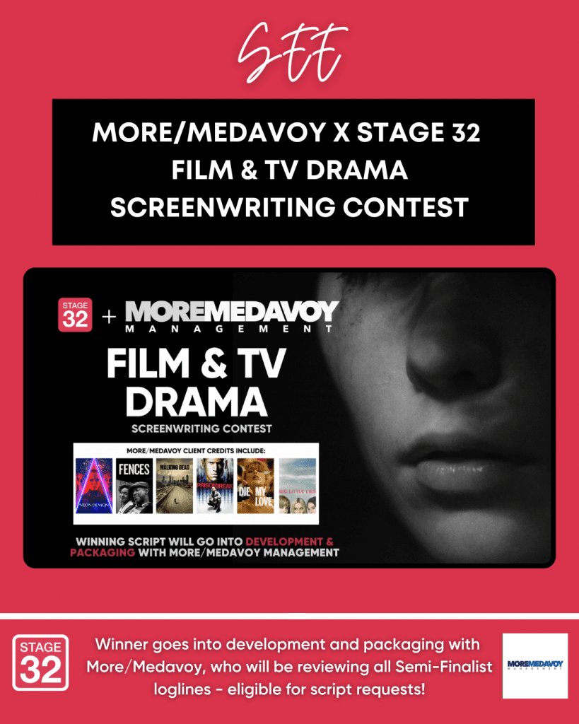 Stage 32  MoreMedavoy Partner For Exclusive Opportunity for Writers to Land a Manager