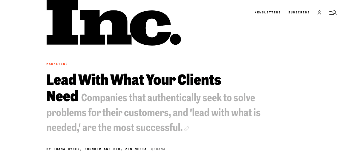 Stage 32 Certification Featured in Inc
