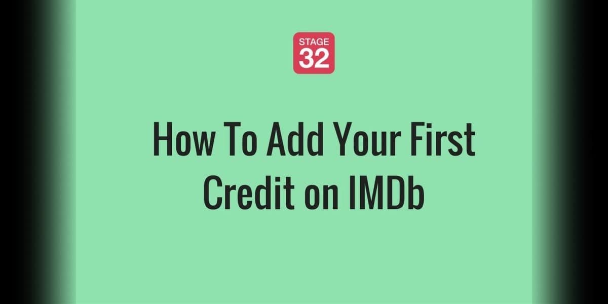 How To Add Your First Credit on IMDb