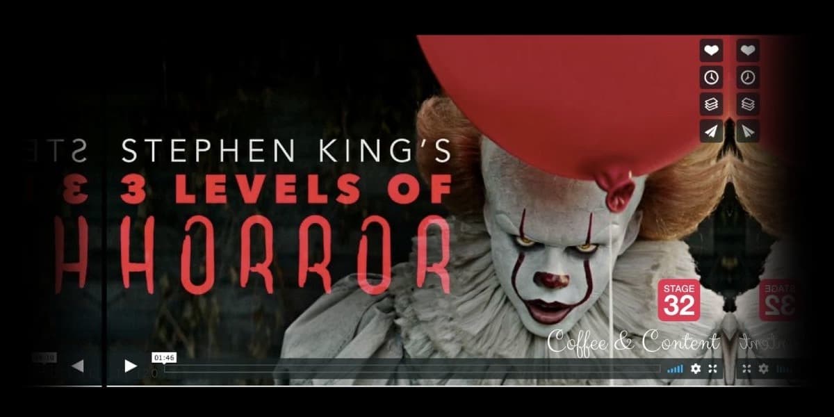 Coffee & Content - Stephen King's 3 Levels of Horror & 15 Essential Camera Shots