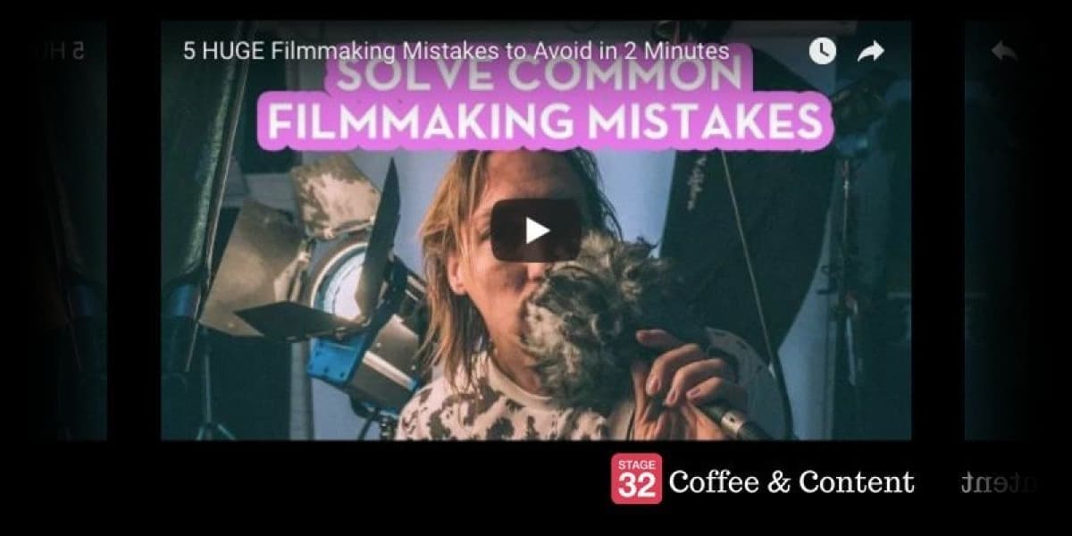 Coffee & Content - 5 Huge Filmmaking Mistakes to Avoid & Writing Tips From Stephen King