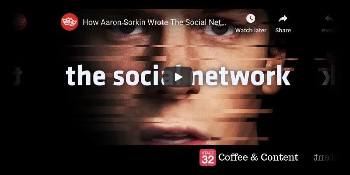Coffee & Content - How Aaron Sorkin Wrote The Social Network & Michelle Williams and Patricia Clarkson on Acting