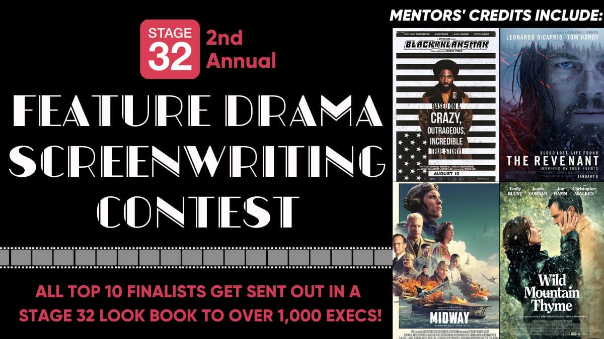Announcing Our 2nd Annual Feature Drama Screenwriting Contest