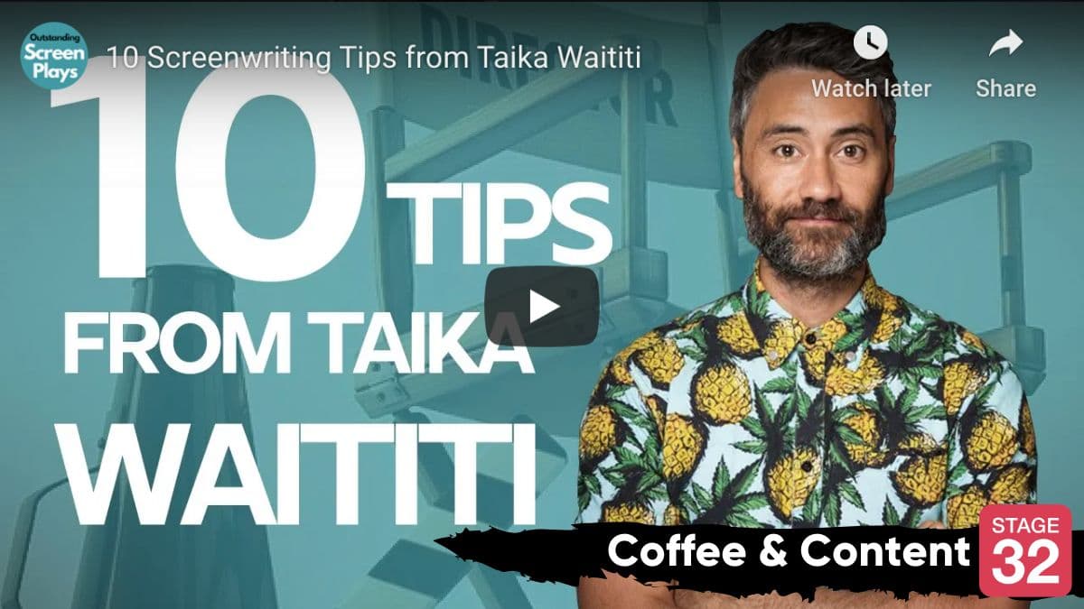 Coffee & Content - 10 Screenwriting Tips from Taika Waititi & Meryl Streep's Formula for Success