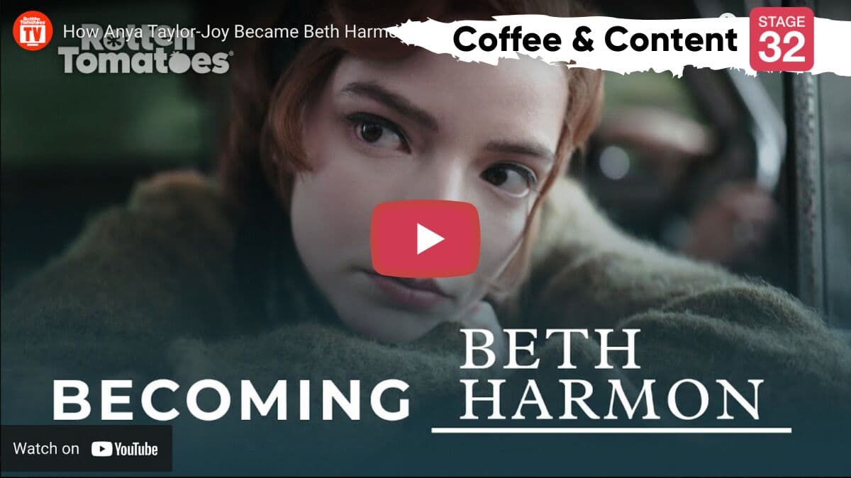 Coffee & Content: Creating Beth Harmon from "The Queen's Gambit" & 3 Pre-Production Tips