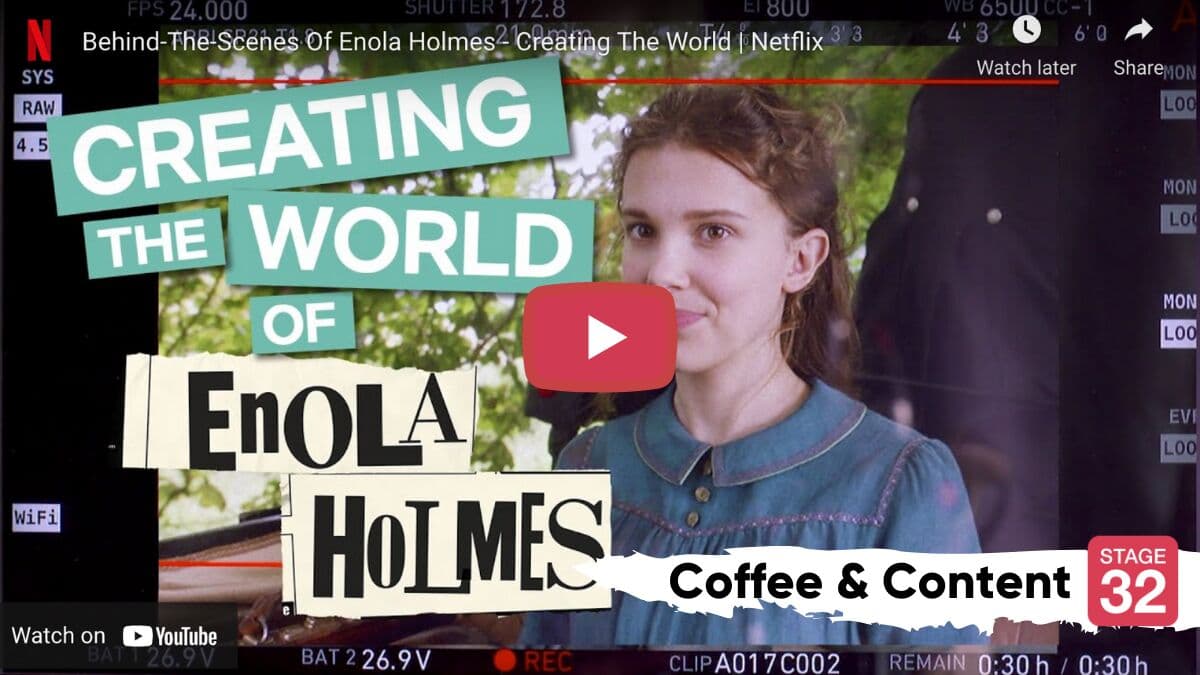 Coffee & Content: Creating the World of Enola Holmes & How to Light Faces