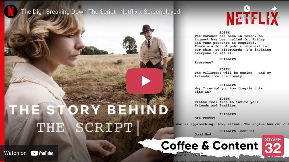 Coffee & Content: Script Break Down of Netflix's THE DIG & How to Green Screen on a Budget