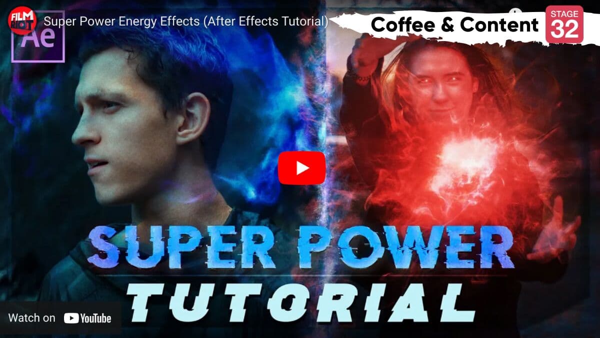 Coffee & Content: Easy Podcast Set Up & Super Power Energy Effects Tutorial