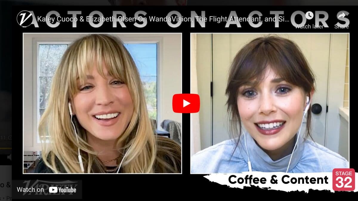 Coffee & Content: Kaley Cuoco + Elizabeth Olson on Acting & Inside the WANDAVISION Writers Room