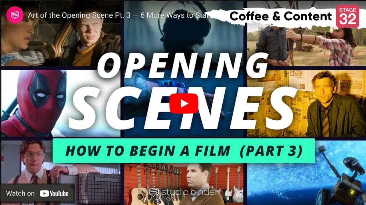 Coffee & Content: The Art of the Opening Scene & How to Shoot Interviews