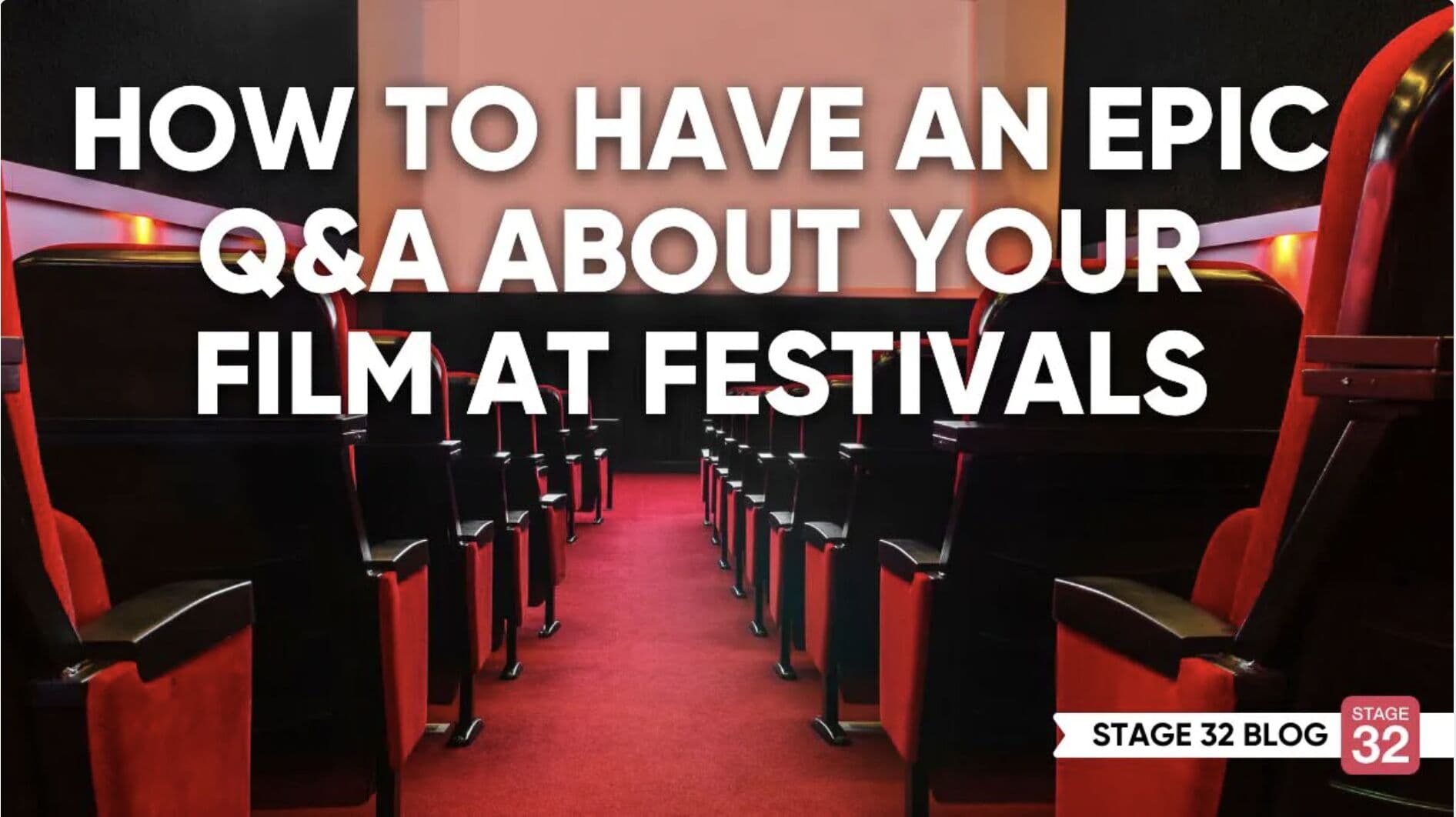 How to Have an Epic Q&A About Your Film at Festivals