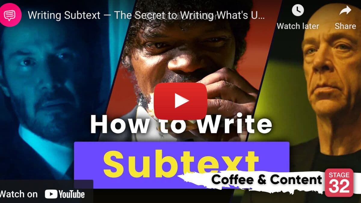 Coffee & Content: How To Write Subtext
