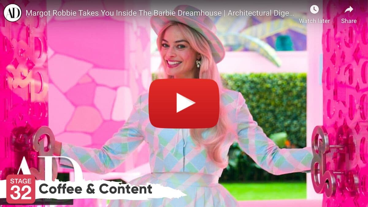 Coffee & Content: Margot Robbie Takes You Inside The Barbie Dreamhouse