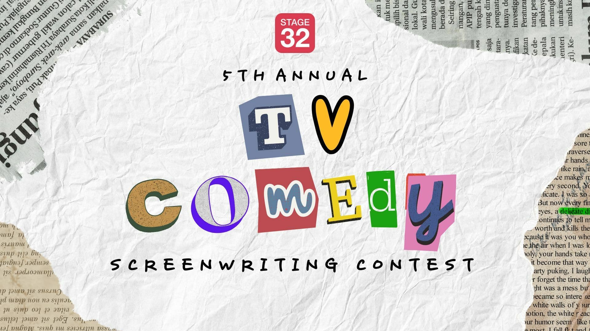 Announcing the 5th Annual TV Comedy Screenwriting Contest