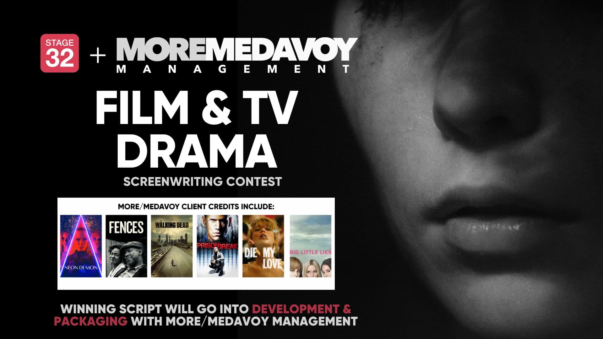 Stage 32 + More/Medavoy Partner For Exclusive Opportunity for Writers to Land a Manager!