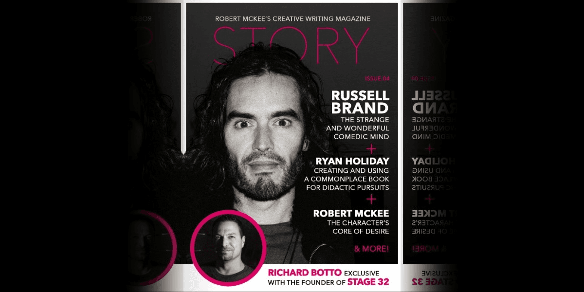 Stage 32 Founder & CEO, RB, on the Cover of Robert McKee's STORY Magazine