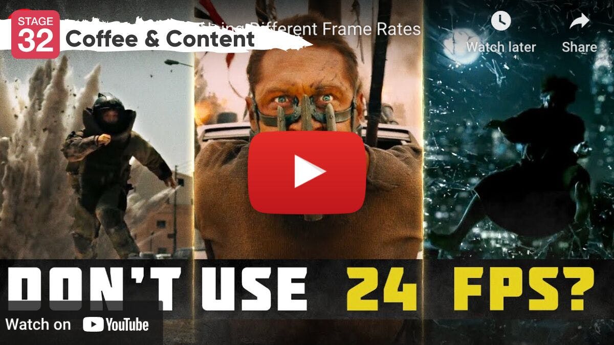 Coffee & Content: In-Camera Effects Using Different Frame Rates