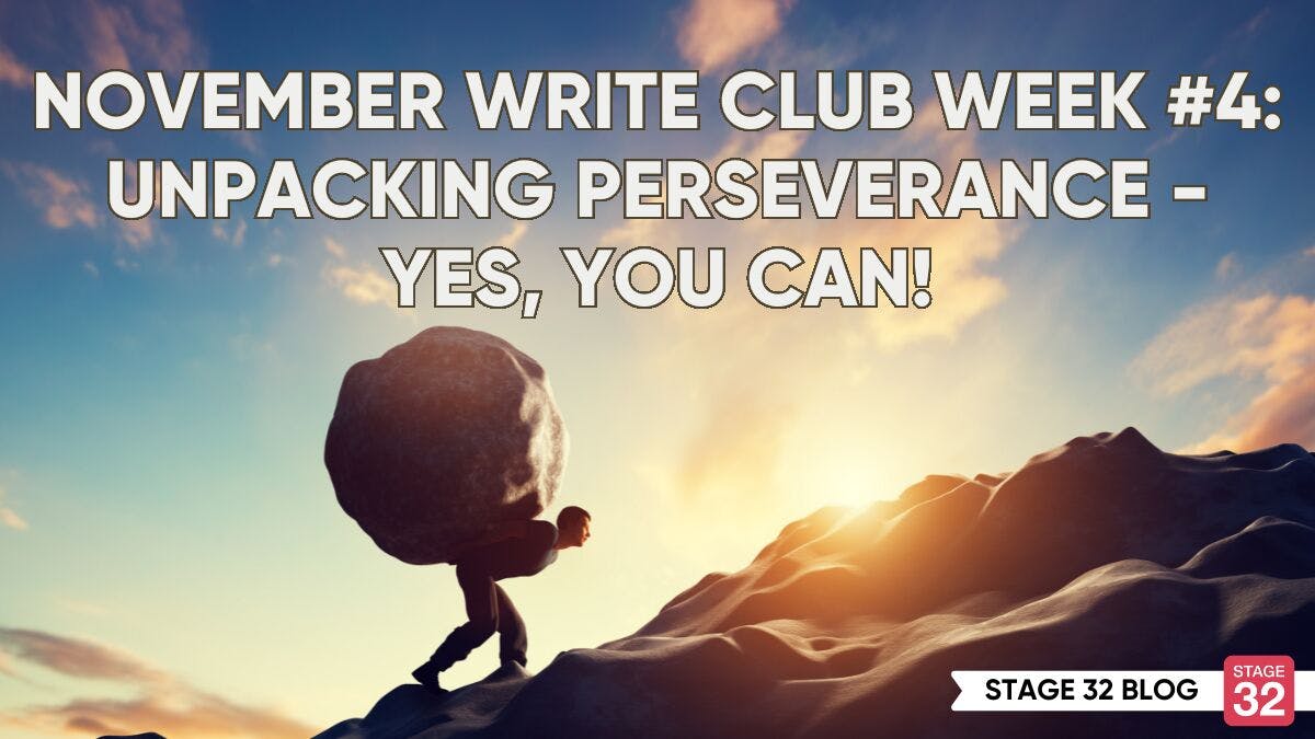 November Write Club Week #4: Unpacking Perseverance - Yes, You Can!