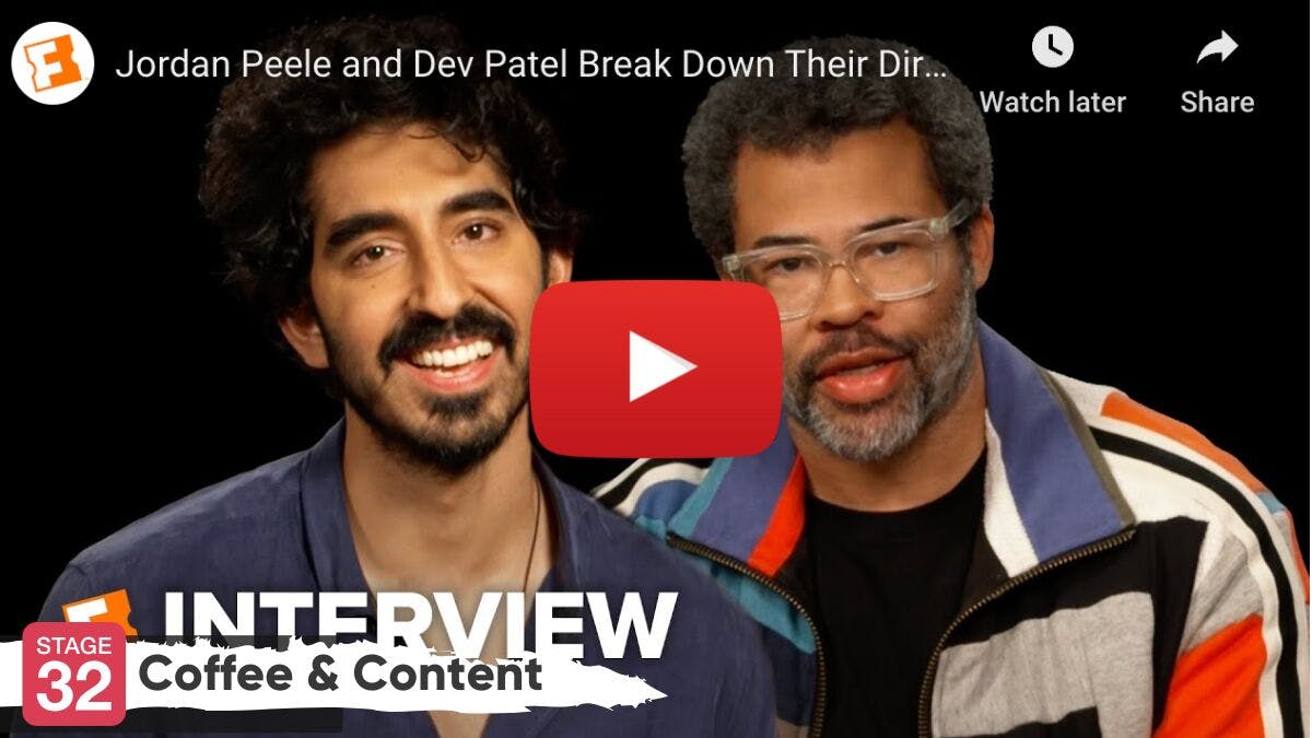 Coffee & Content: Jordan Peele & Dev Patel Break Down Their Directing Processes